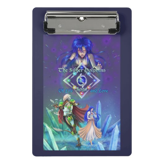 De Silver Dolphins Saga Mini Klembord (Voorkant)