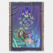 De Silver Dolphins Saga: Van leven en liefde Deken (Voorkant Verticaal)