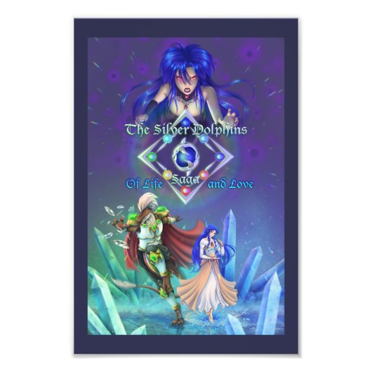 De Silver Dolphins Saga: Van leven en liefde Foto Afdruk (Voorkant)