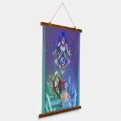 De Silver Dolphins Saga: Van leven en liefde Hangend Wandkleed (Gebogen)