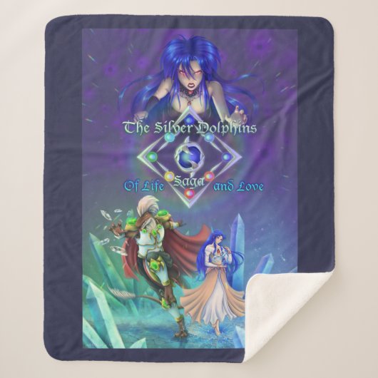 De Silver Dolphins Saga: Van leven en liefde Sherpa Deken (Voorkant)