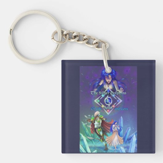 De Silver Dolphins Saga: Van leven en liefde Sleutelhanger (Voorkant)