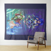 De Silver Dolphins Saga: Van leven en liefde Wandkleed (In Situ (horizontaal))