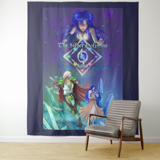 De Silver Dolphins Saga: Van leven en liefde Wandkleed (In situ)