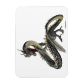 De Silver Dragon Magneet (Verticaal)