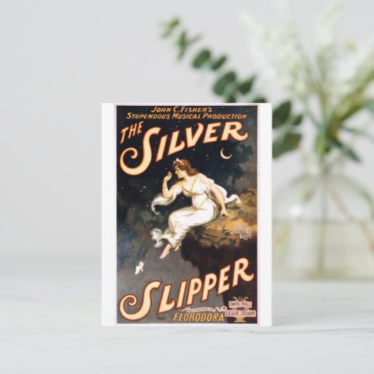 De Silver Slipper c. 1902 Briefkaart (Staand voorkant)