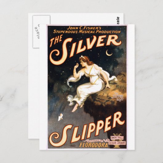De Silver Slipper c. 1902 Briefkaart (Voorkant / Achterkant)