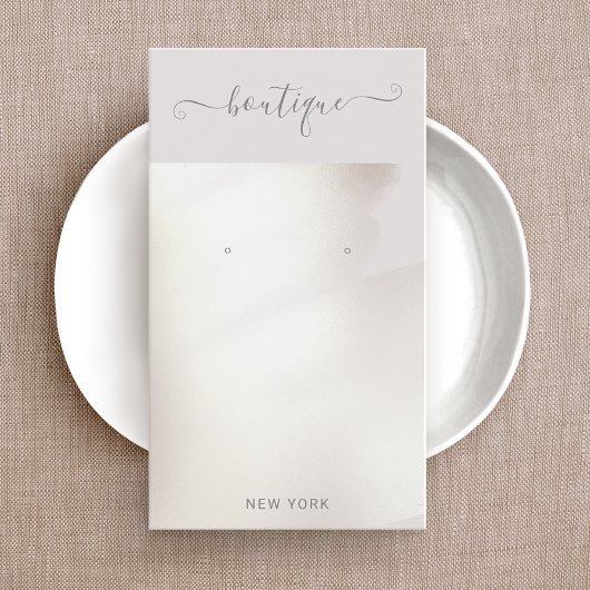 De Silver Waterverf van het Manuscript van de hand Visitekaartje