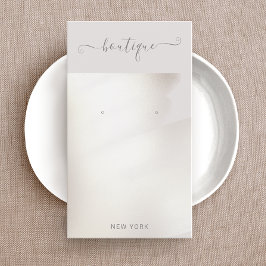 De Silver Waterverf van het Manuscript van de hand Visitekaartje