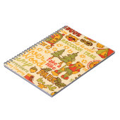 De Silver Wood Camp, schattige karakters naadloos Notitieboek (Linkerzijde)