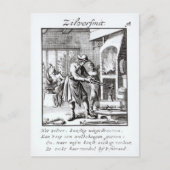 De Silversmith, 1718 Briefkaart (Voorkant)