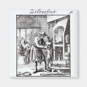 De Silversmith, 1718 Magneet