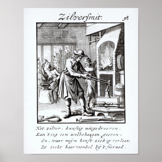 De Silversmith, 1718 Poster (Voorkant)