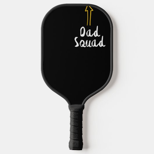 De simpele Pap Squad Pickleball Paddle (Achterkant)