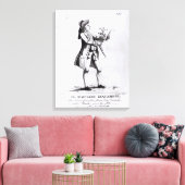 De Simpling Macaroni Canvas Afdruk (Insitu (Woonkamer))