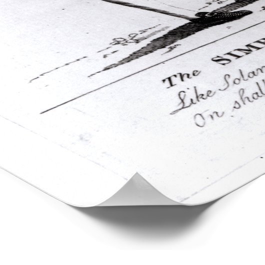 De Simpling Macaroni Poster (Hoek)