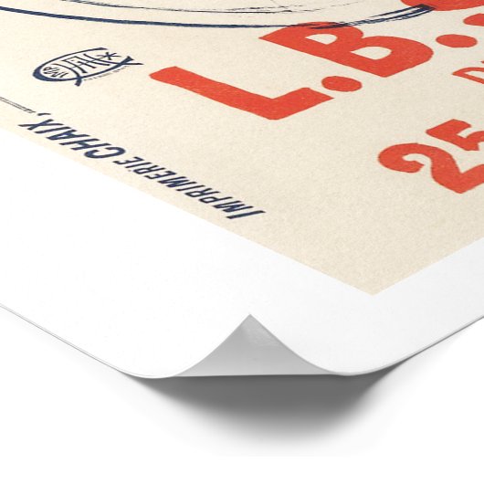 De Simpsonketen 1896 Henri de Toulouse-Lautrec Poster (Hoek)