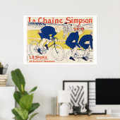 De Simpsonketen 1896 Henri de Toulouse-Lautrec Poster (Thuiskantoor)