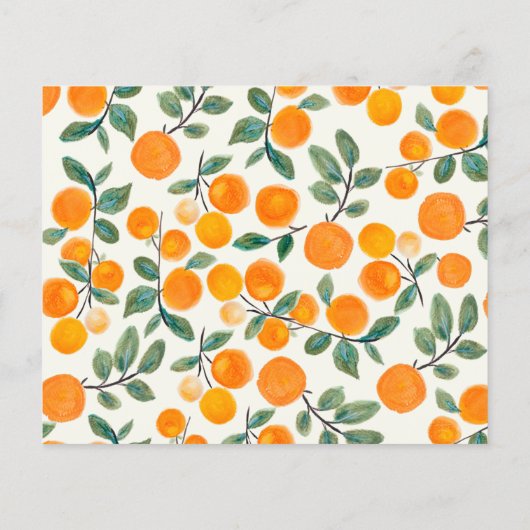 De Sinaasappel van de Waterverf van de begroting G (Achterkant)