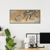 De sinaasappelen onder sneeuw poster (Thuiskantoor)
