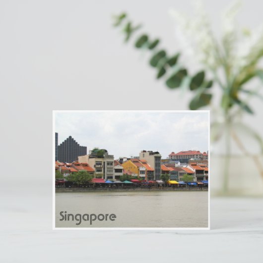 De Singapore Briefkaart (Staand voorkant)