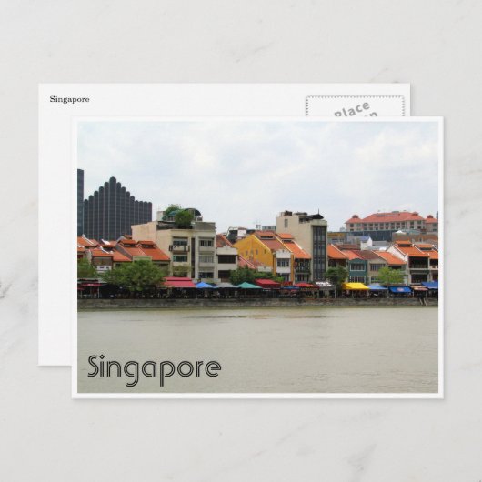 De Singapore Briefkaart (Voorkant / Achterkant)