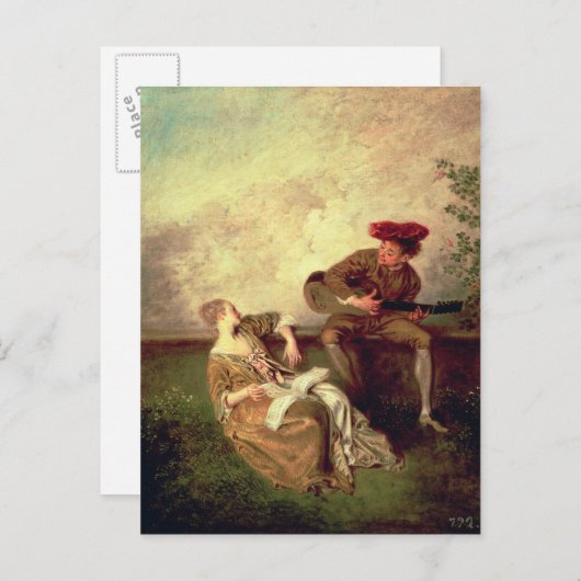 De Singing Lesson Briefkaart (Voorkant / Achterkant)