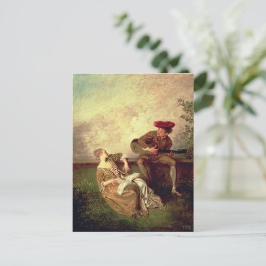 De Singing Lesson Briefkaart (Staand voorkant)