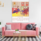 De Singing Lesson Canvas Afdruk (Insitu (Woonkamer))