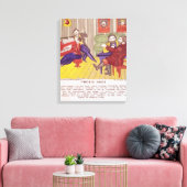 De Singing Lesson Canvas Afdruk (Insitu (Woonkamer))