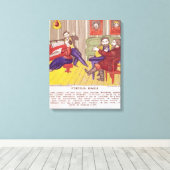 De Singing Lesson Canvas Afdruk (Insitu (Houten vloer))