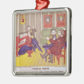 De Singing Lesson Metalen Ornament (Links)