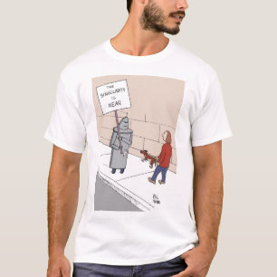 De singulariteit ligt dicht bij t-shirt