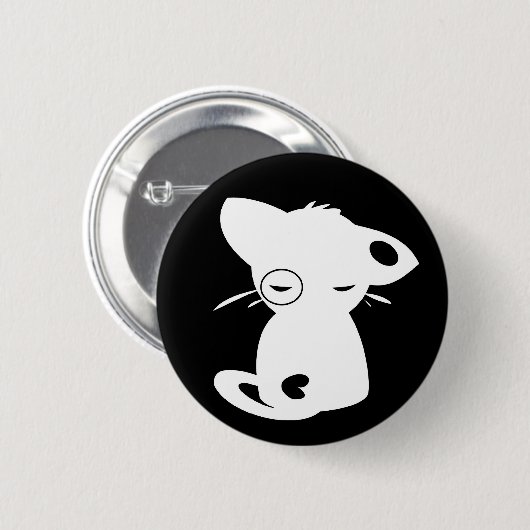 De sinistermittens ronde button 5,7 cm (Voorkant /achterkant)