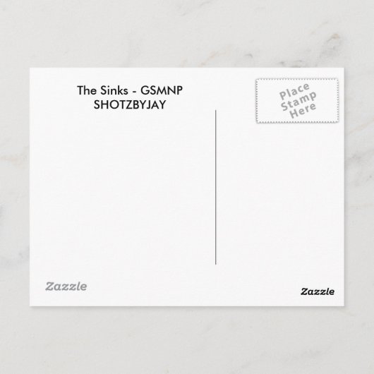 De sinks briefkaart (Achterkant)