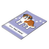 De Sint-bernard van de cartoon Notitieboek (Linkerzijde)