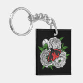 De sint-jakobsvlinder sleutelhanger (Voorkant Links)