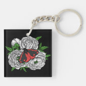 De sint-jakobsvlinder sleutelhanger (Achterkant)