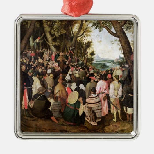 De Sint John de Baptist Metalen Ornament (Voorkant)