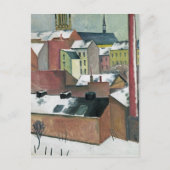 De Sint-Mary-kerk in Bonn in Snow, 1911 Briefkaart (Voorkant)