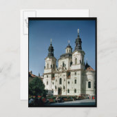 De Sint-Nicolaas-kerk bouwde 1703-61 Briefkaart (Voorkant / Achterkant)