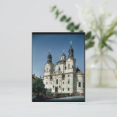 De Sint-Nicolaas-kerk bouwde 1703-61 Briefkaart (Staand voorkant)