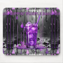 De Sippin 'Paarse regen Collectie Mousepad