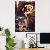 De Siren, door John William Waterhouse - rond 1900 Poster (Thuiskantoor)