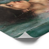 De Siren John William Waterhouse Art Poster (Hoek)