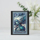 De Siren Tarot Kaart (Staand voorkant)