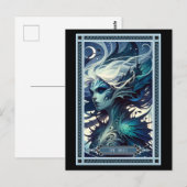 De Siren Tarot Kaart (Voorkant / Achterkant)