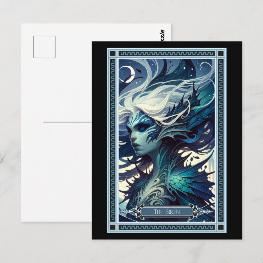 De Siren Tarot Kaart (Voorkant / Achterkant)