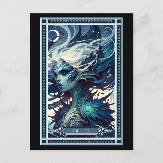De Siren Tarot Kaart (Voorkant)