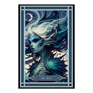 De Siren Tarot Kaart Perfect Poster